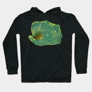 The Bioluminescent Green Tree Frog Hoodie